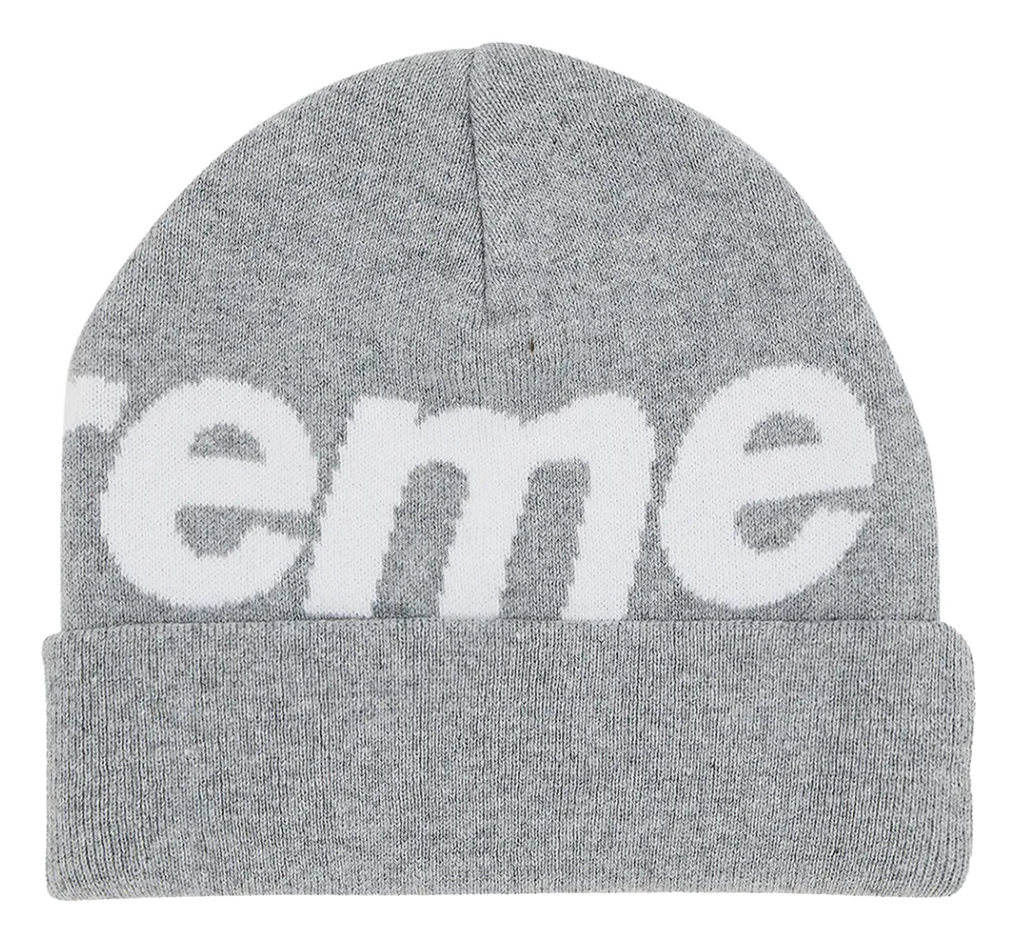 Supreme Big Logo Beanie Grey (FW24)