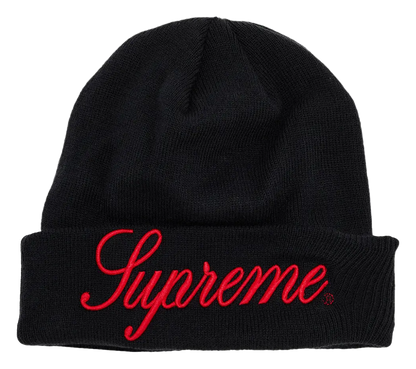 Supreme New Era Script Beanie Navy (FW24)