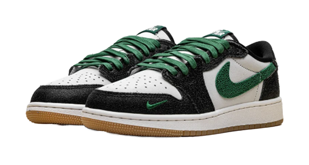 Jordan 1 Retro Low OG Phantom Pine Green(GS)