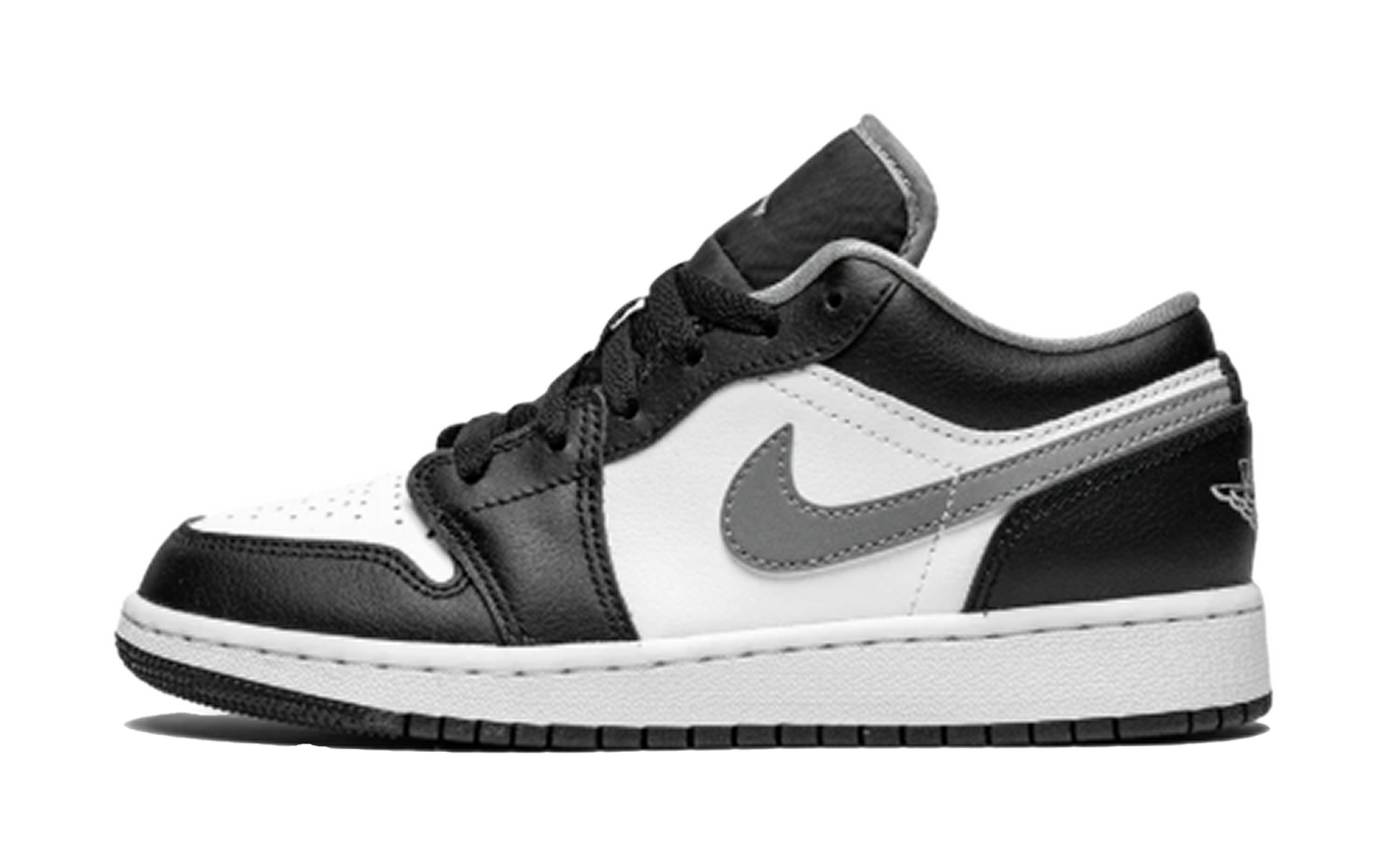 Jordan 1 Low Black White Grey (GS)
