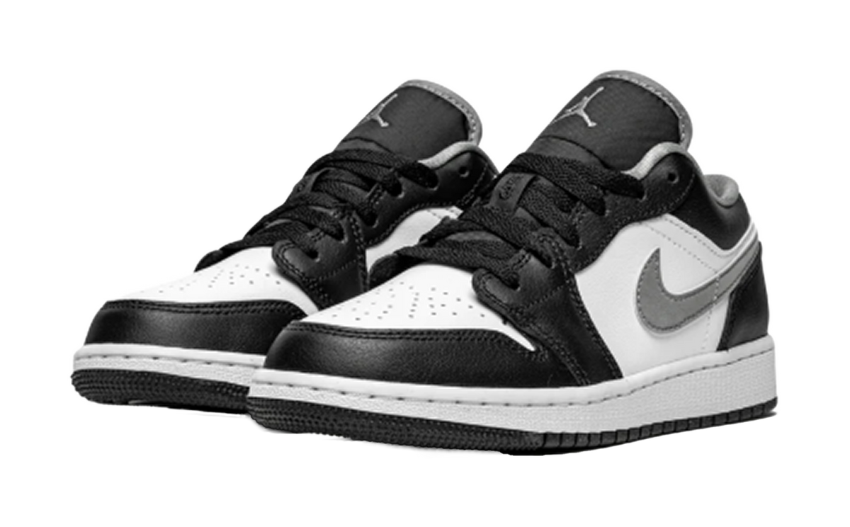 Jordan 1 Low Black White Grey (GS)
