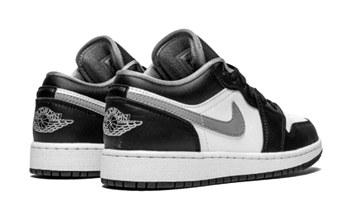 Jordan 1 Low Black White Grey (GS)