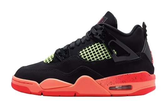 Jordan 4 Black Infrared Barely Volt (GS)
