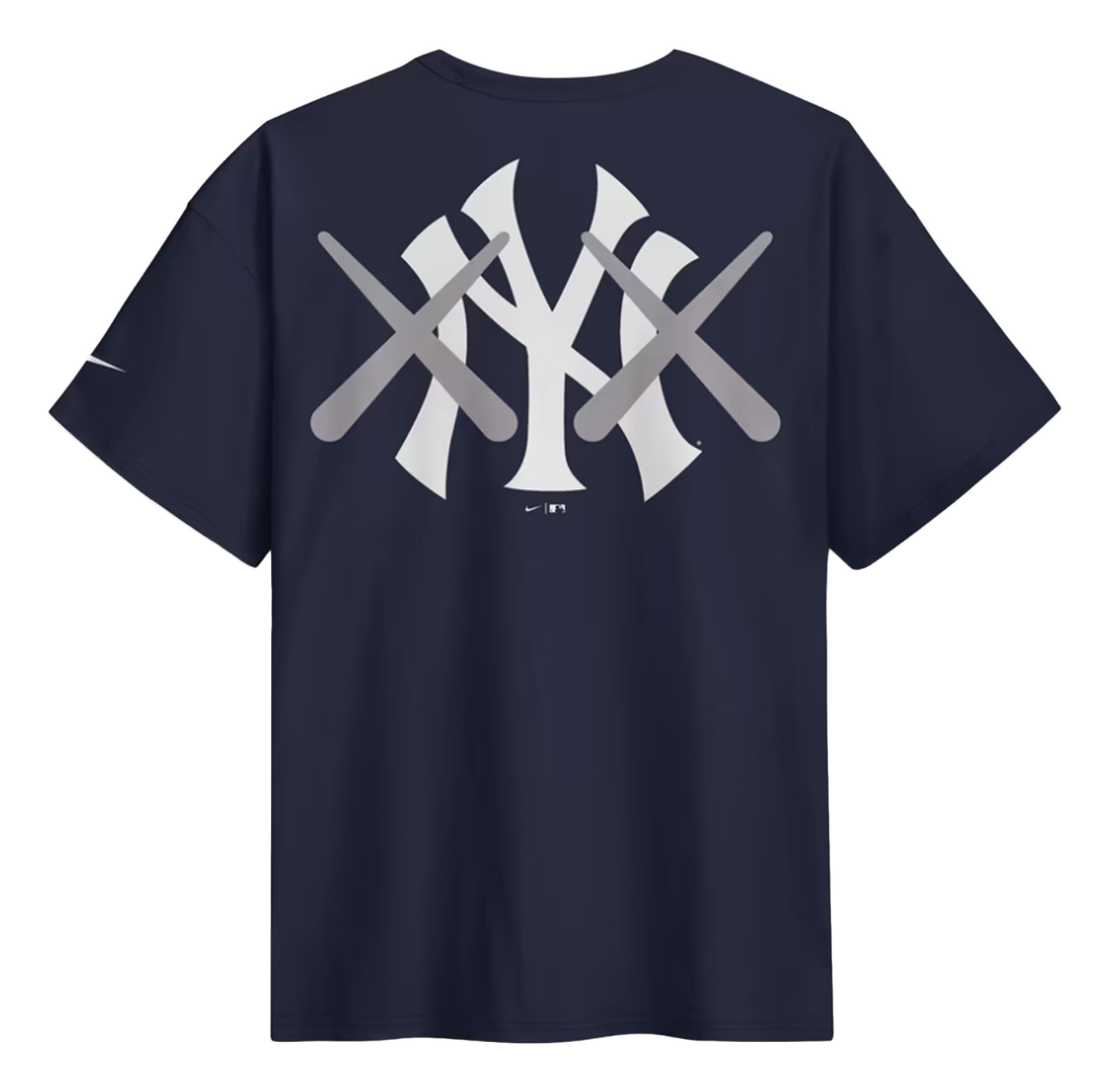 KAWS Nike MLB Fanatics Fest Elevated Max 90 New York Yankees Navy Tee