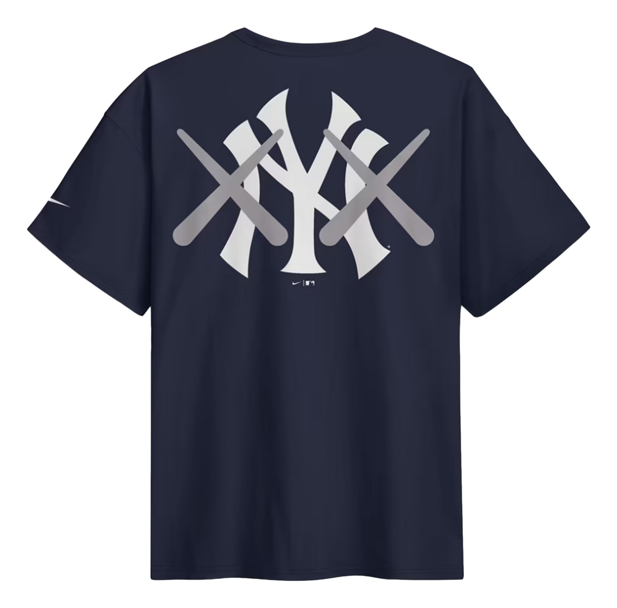 KAWS Nike MLB Fanatics Fest Elevated Max 90 New York Yankees Navy Tee