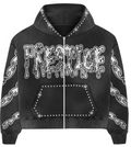 Prestige Drippy Zip Hoodie Black