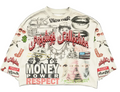 Prestige Money Power Respect Crewneck Cream