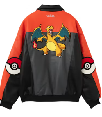 Adidas X Charizard leather jacket