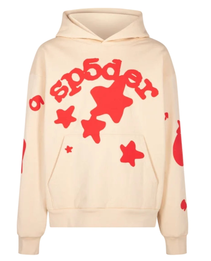 Sp5der Beluga Hoodie Cream