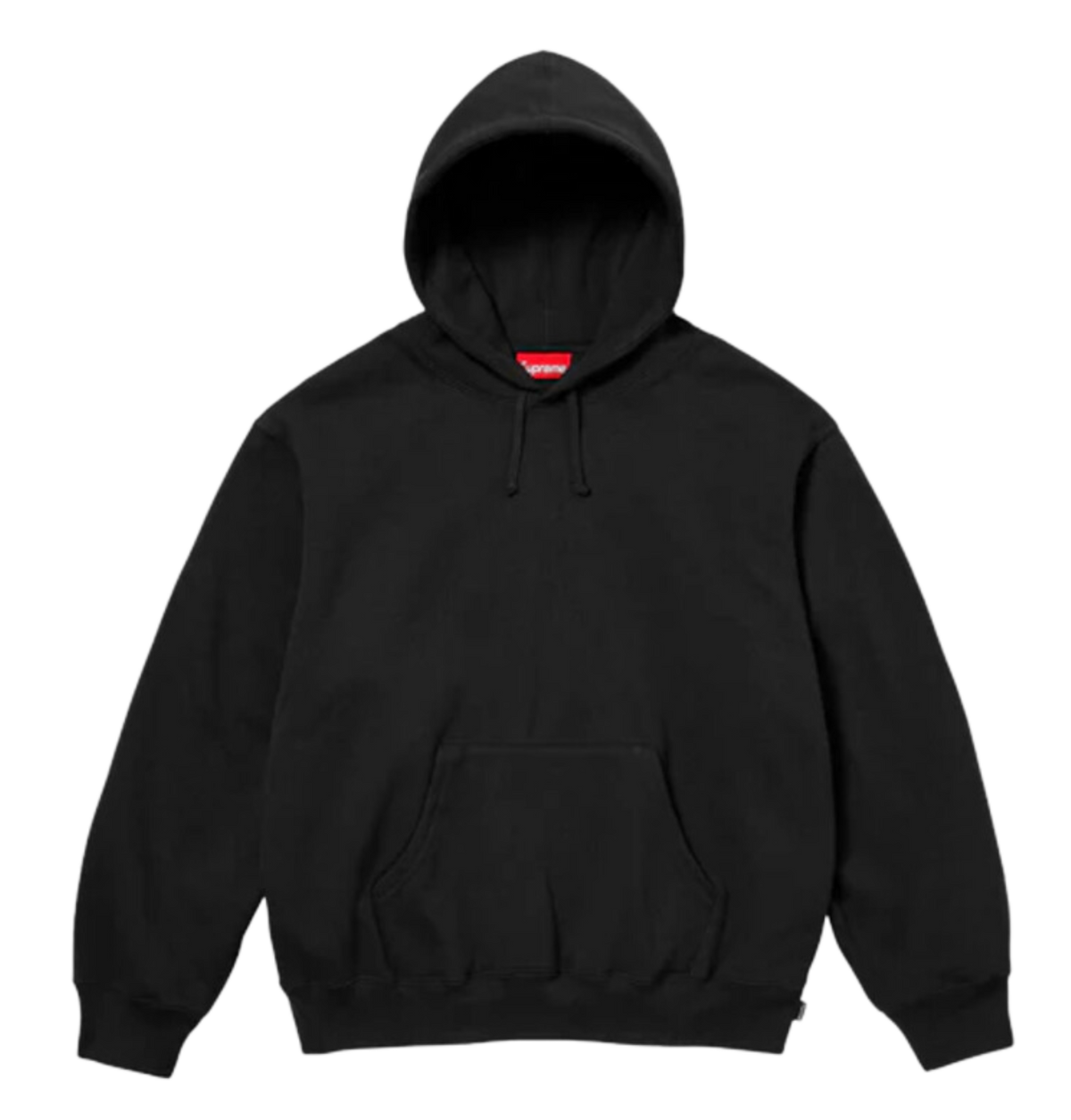 Supreme Satin Logo Hoodie Black Size XLarge