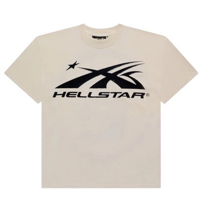 Hellstar Gel Sport Logo T-Shirt Black/White