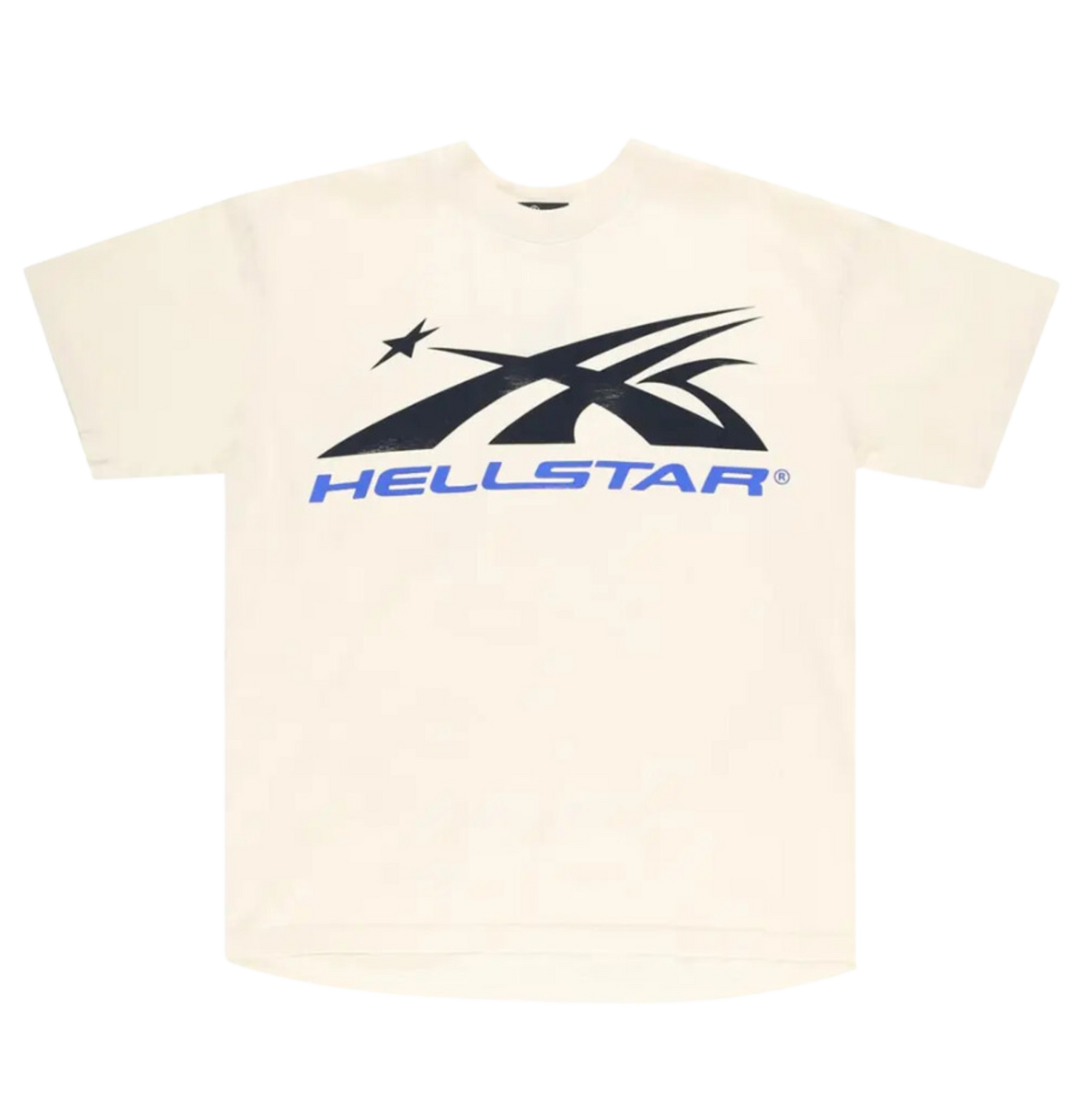 Hellstar Gel Sport Logo T-Shirt Blue/White