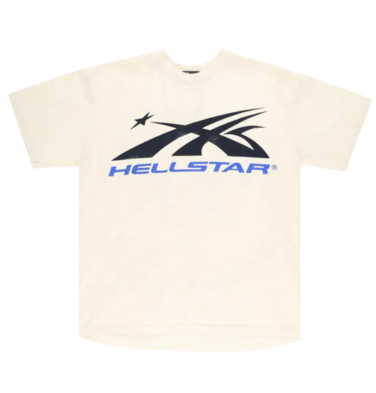 Hellstar Gel Sport Logo T-Shirt Blue/White