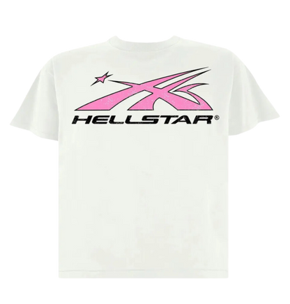 Hellstar Sport Logo T-Shirt White/Pink