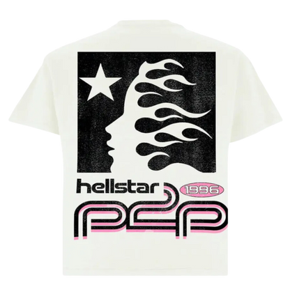 Hellstar Sport Logo T-Shirt White/Pink