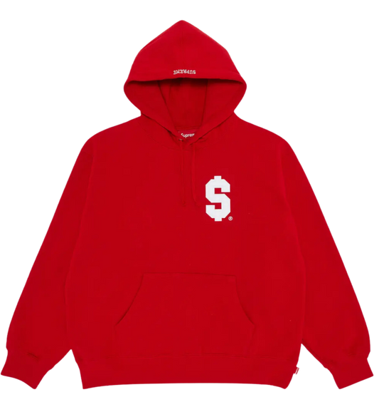 Supreme $ Hoodie Red