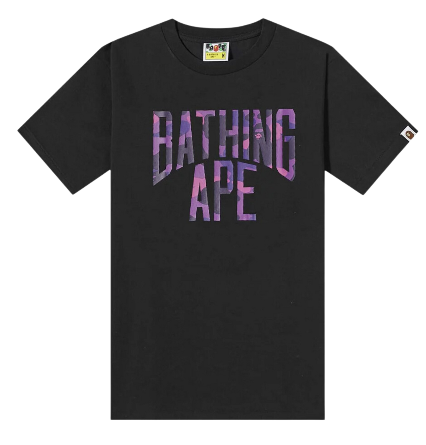 Bape Color Camo NYC Logo T-Shirt (Purple)