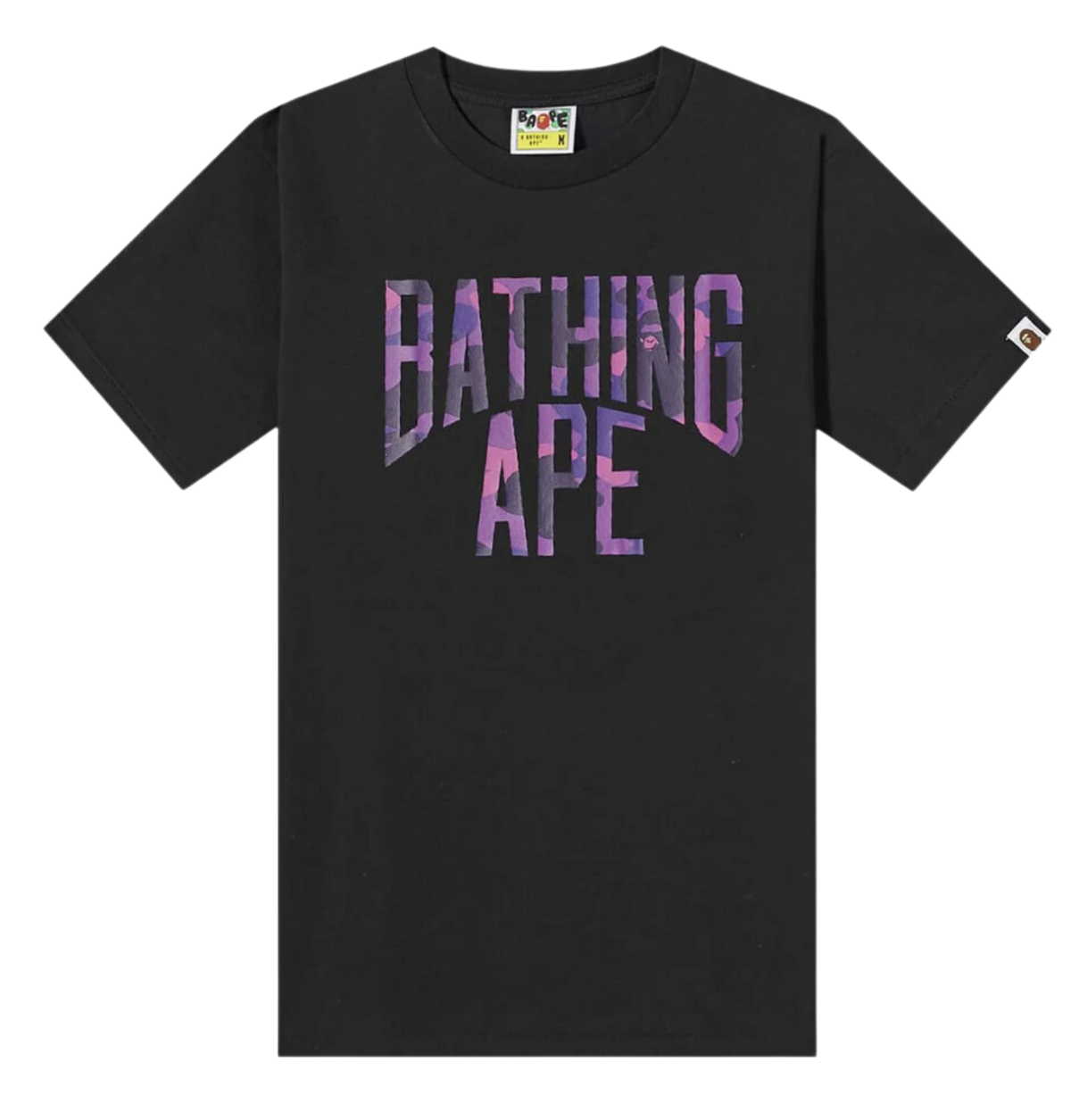 Bape Color Camo NYC Logo T-Shirt (Purple)