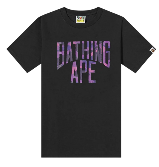 Bape Color Camo NYC Logo T-Shirt (Purple)