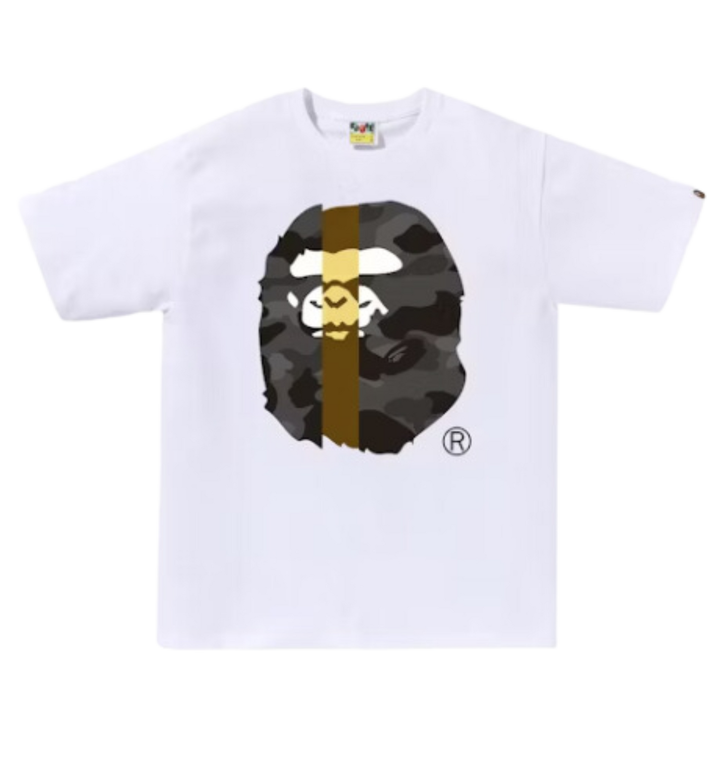 Bape Color Transformation Gray Ape T-Shirt