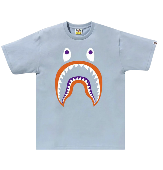 Bape Colors Shark  T-Shirt (Blue)