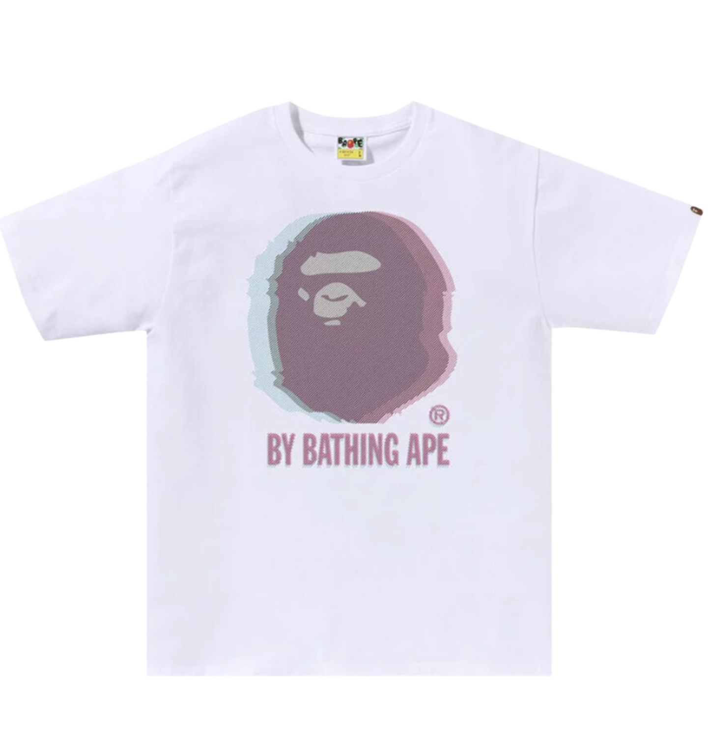 Bape Glitch Art T-Shirt (White)