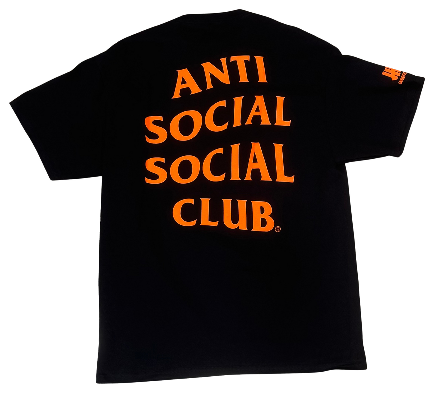 Anti Social Club X Undefeated Paranoid T-Shirt (Black)