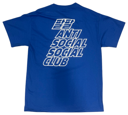 Anti Social Club Midnight Club T-Shirt (Blue)