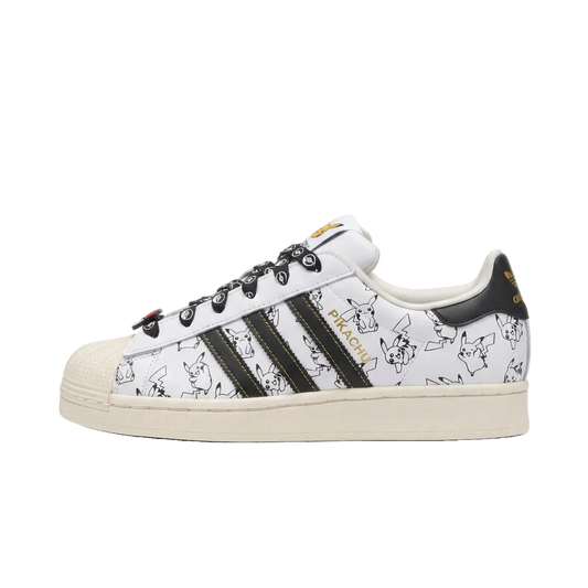 Adidas Superstar Pokemon Pikachu White