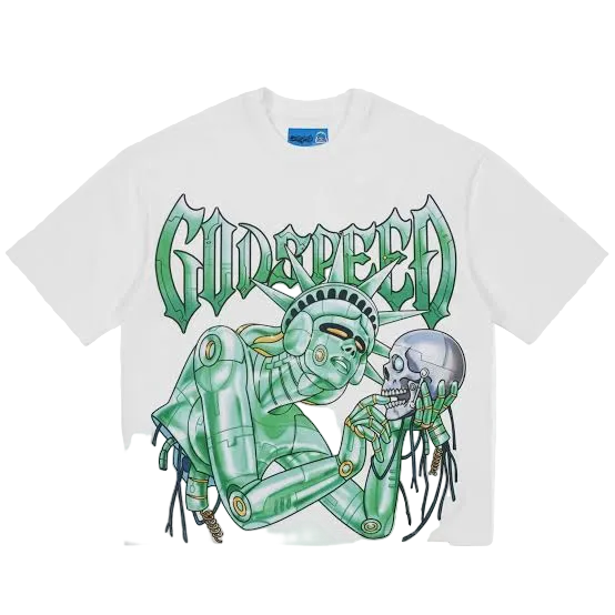 Godspeed Freedoms Protocol T-Shirt NG White