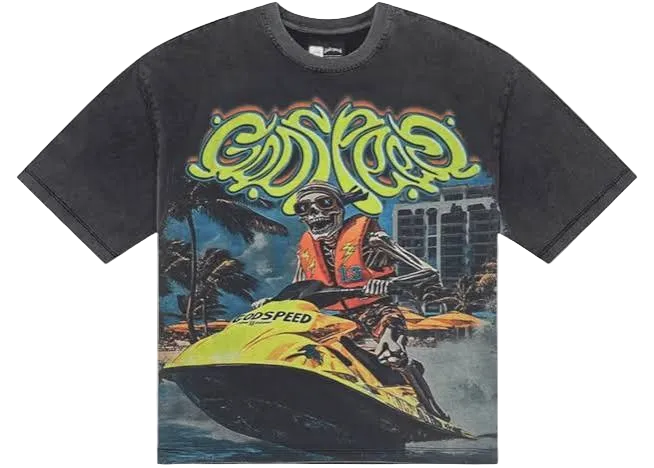 Godspeed Wave Runner Tee (Black)