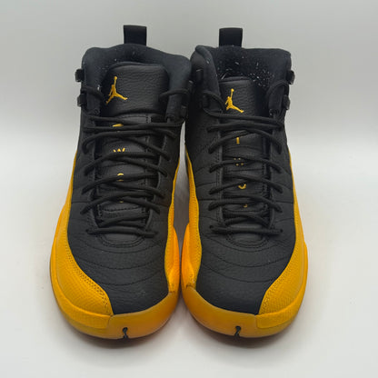 (USED) Jordan 12 Black University Gold Size 7Y