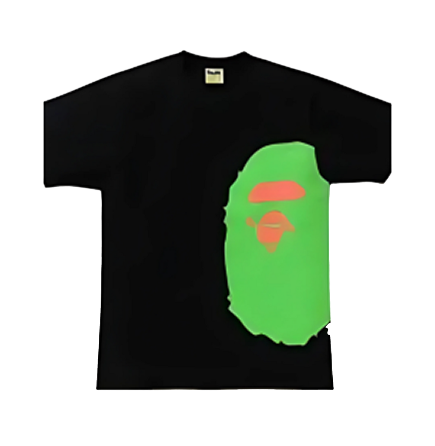 Bape Neon Camo Side Big Ape Head