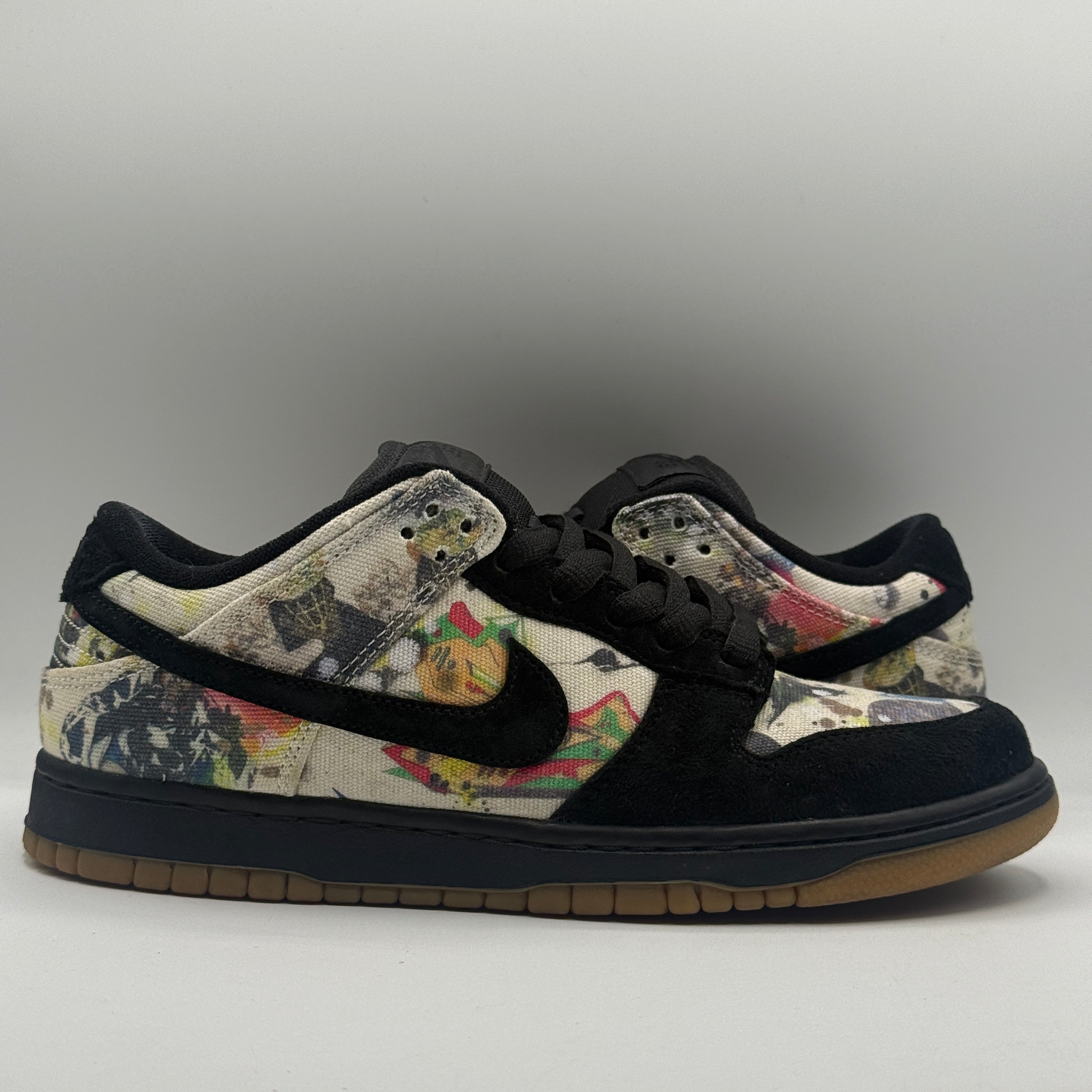 (USED) Nike SB Dunk Low Supreme Rammellzee Size 7.5M – 96' Kickz