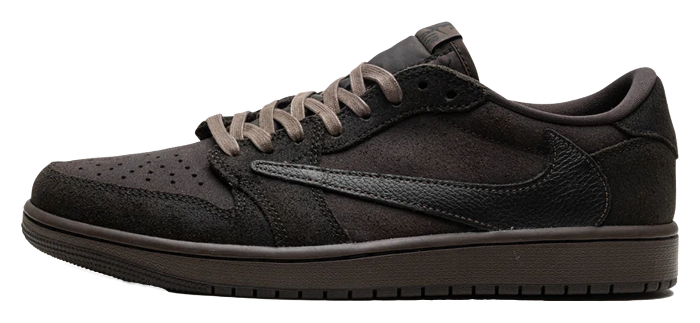 Jordan 1 Low Travis Scott Velvet Brown – 96' Kickz Jordan 1 Low Travis Scott Velvet Brown – 96' Kickz