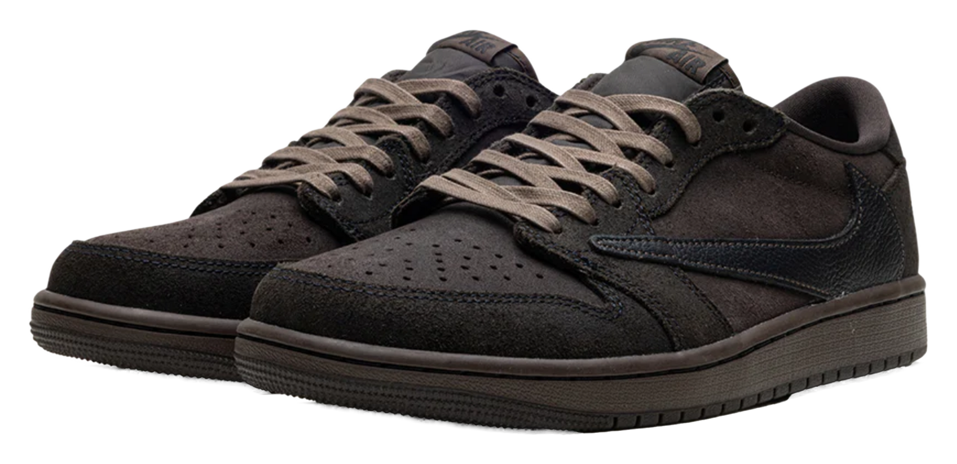 Jordan 1 Low Travis Scott Velvet Brown – 96' Kickz Jordan 1 Low Travis Scott Velvet Brown – 96' Kickz