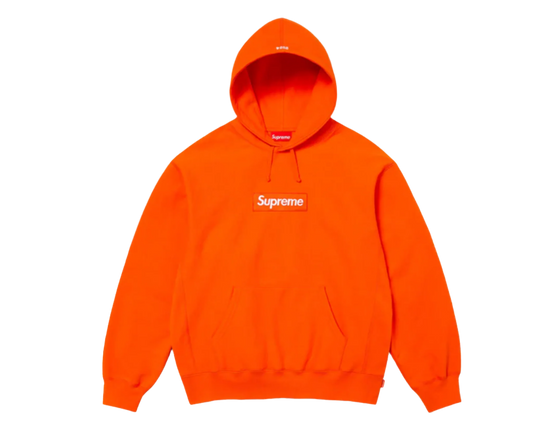 Supreme Box Logo Hooded Sweatshirt Dark Orange (FW24)