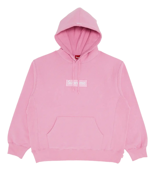 Supreme Box Logo Hooded Sweatshirt Pink (FW24)