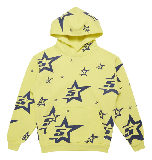 Sp5der 5Star Yellow Hoodie