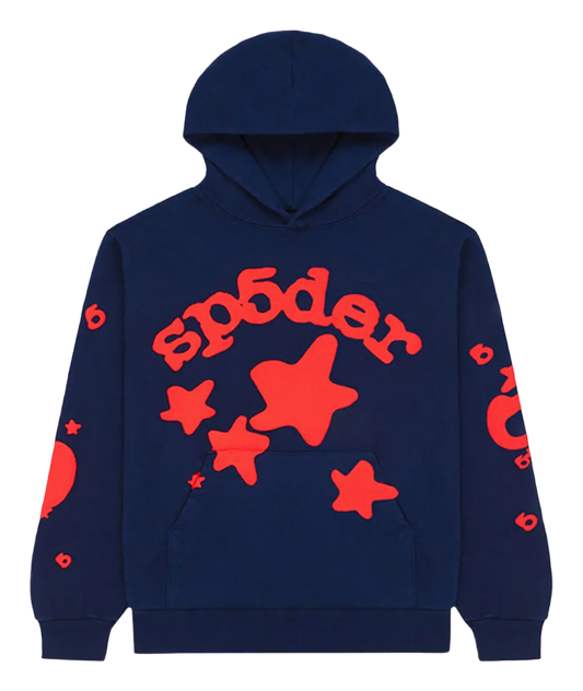 Sp5der Beluga Hoodie Navy