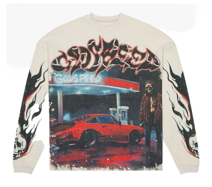 GodSpeed Pit Stop Thermal L/S T-Shirt (Bone)