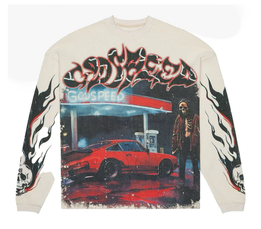 GodSpeed Pit Stop Thermal L/S T-Shirt (Bone)