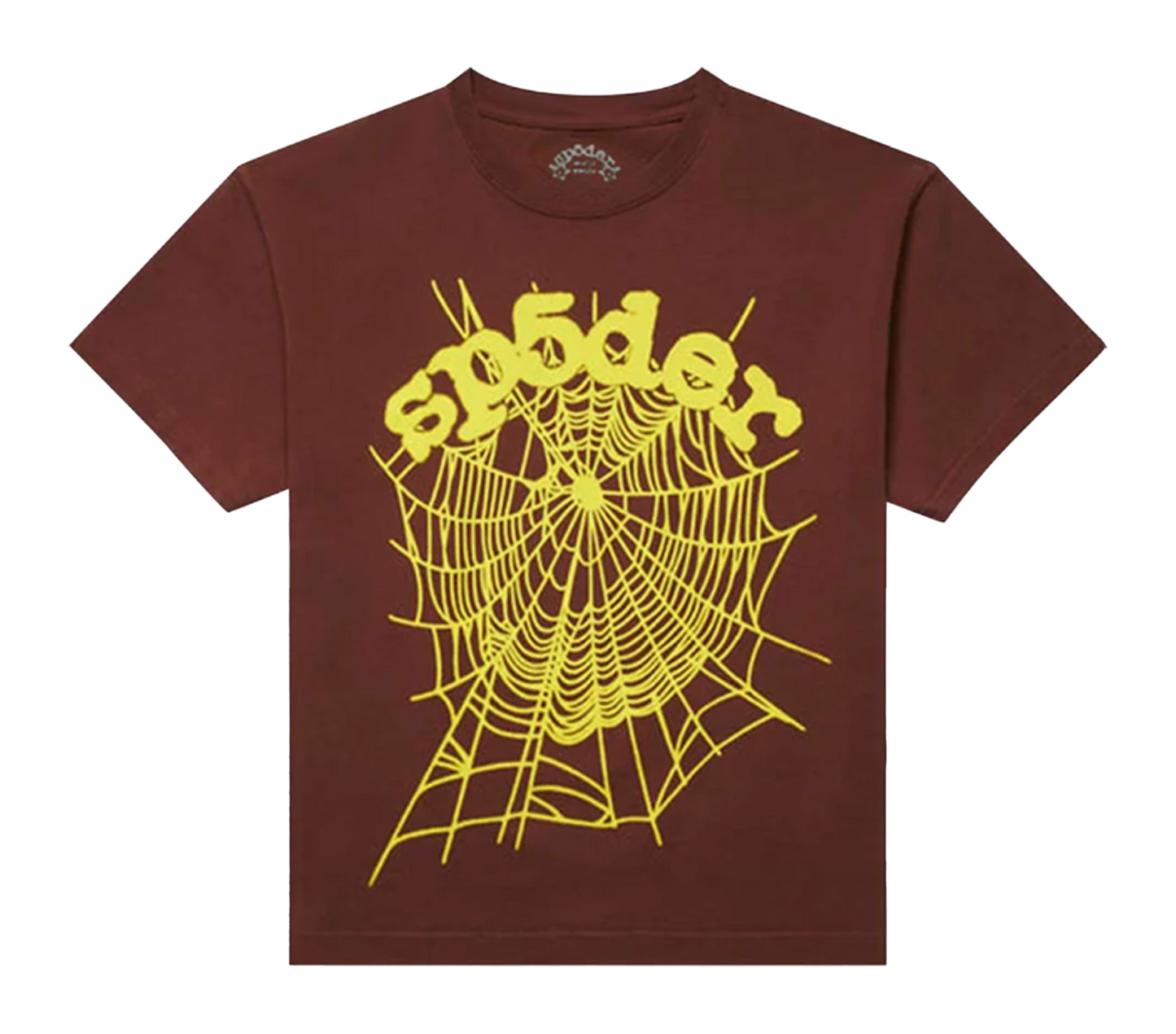 Sp5der 0G Web Brown/Yellow T-Shirts