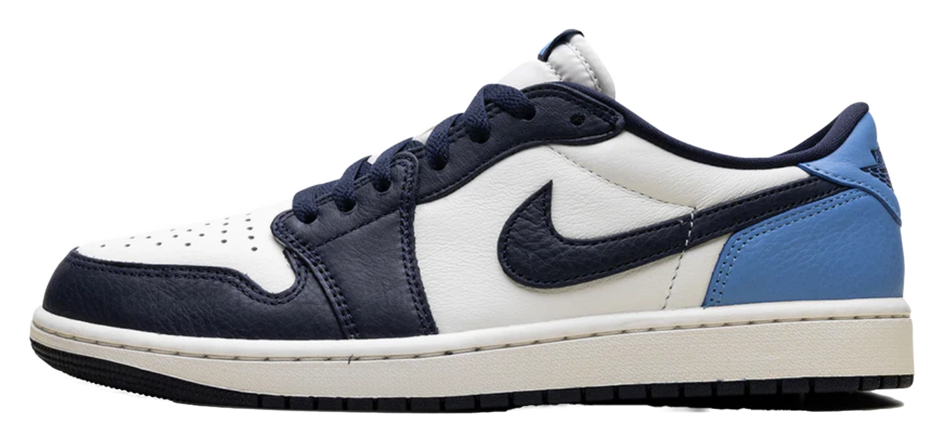 Jordan 1 Low OG Obsidian UNC (GS) – 96' Kickz Jordan 1 Low OG Obsidian UNC (GS) – 96' Kickz