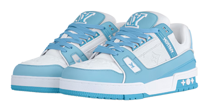 Louis Vuitton Trainer Sky Blue Size 8.5 UK / 9.5 US
