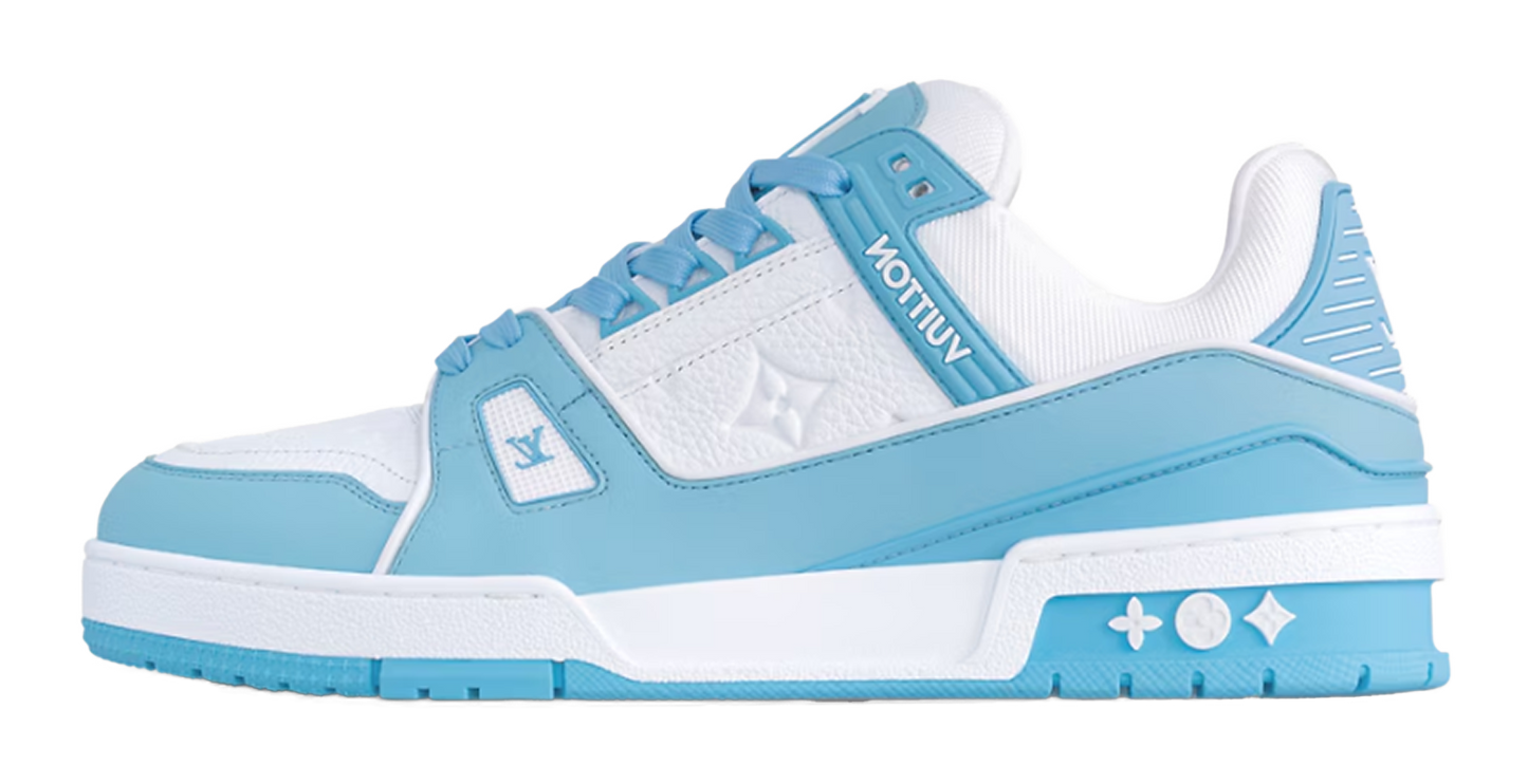 Louis Vuitton Trainer Sky Blue Size 8.5 UK / 9.5 US
