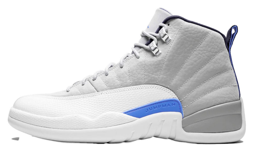 Jordan 12 Grey University Blue