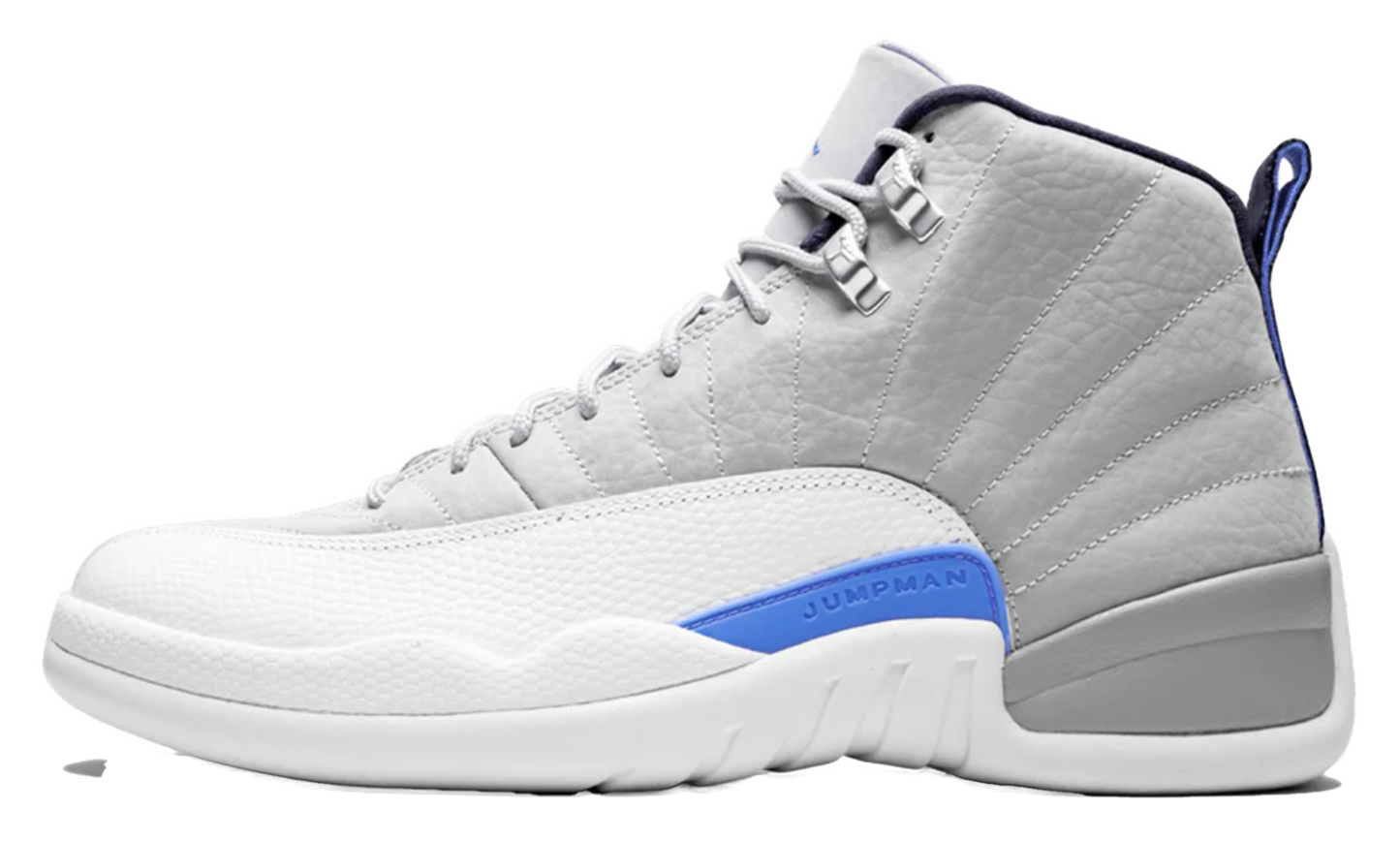 Jordan 12 Grey University Blue