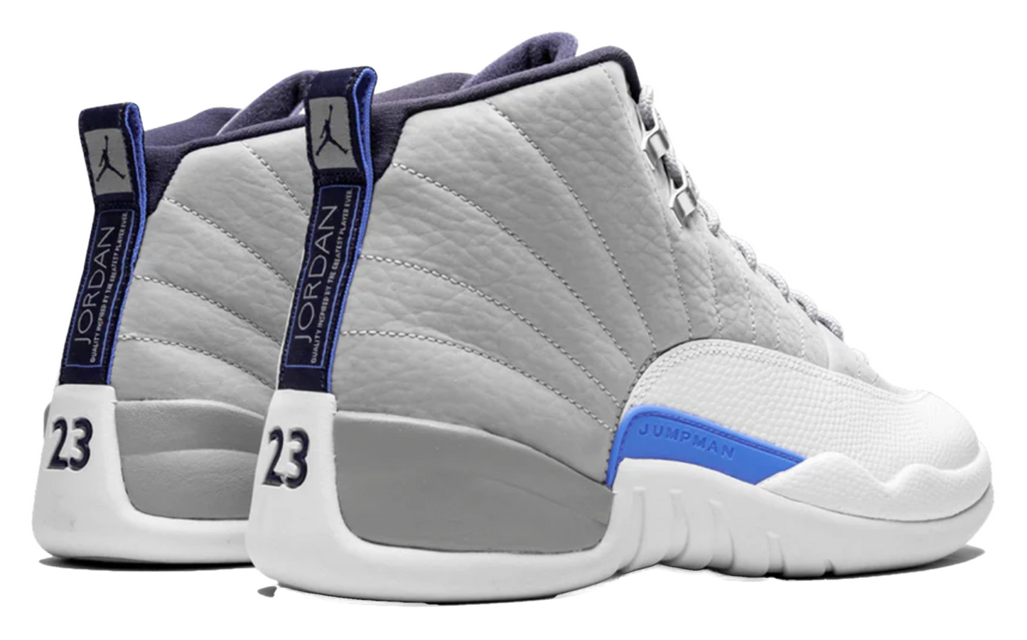 Jordan 12 Grey University Blue