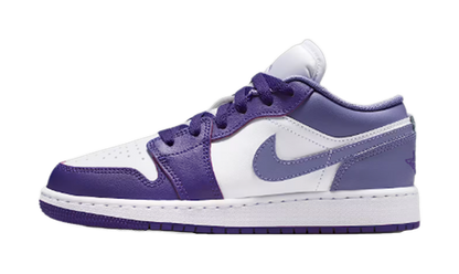 Jordan 1 Low Court Purple White Dusty Amethyst (GS)